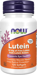 NOW Foods Lutein Esters, 120 Sgels 10 mg (Pack of 2)
