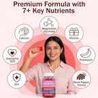 Magnesium Glycinate Gummies 600mg High Absorption - Premium Magnesium Supplement with L-Threonate, Vitamin D3, B6, Potassium for Calm Support - Sugar Free - Perfect for Adults - 60 Count
