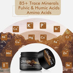Hima Shilajatu Shilajit Purest Himalayan Organic Shilajit Resin - Gold Grade 100% Purity Shilajit with Fulvic Acid & 85+ Trace Minerals Complex for Energy & Immune Support, 30 Grams (2 Months Supply)