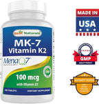 Best Naturals Alpha Lipoic Acid 600 mg & Vitamin K2 (MK7) with D3