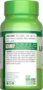 Nature's Truth Alpha Lipoic Acid 600mg | plus Biotin Optimizer | 60 Capsules | Non-GMO & Gluten Free Supplement