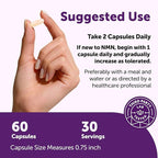 NMN Complex 1,000mg Per Serving, 60 Veggie Capsules | 10-in-1 with Nicotinamide Mononucleotide, Vitamin C, Resveratrol, CoQ10, TMG, Quercetin, & Glutathione | NAD+ Supplement Precursor | Filler Free