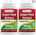 Best Naturals Grape Seed Extract 400 mg 60 Vcaps (60 Count (Pack of 2))