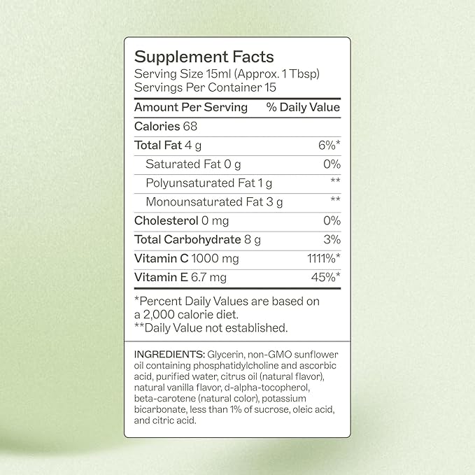 Amy Myers MD Liposomal Vitamin C - Non-GMO High-Absorption Supplement for Immune Support & Collagen Production - Gluten-Free, Non-Dairy & Non-Soy - 8 Fl Oz