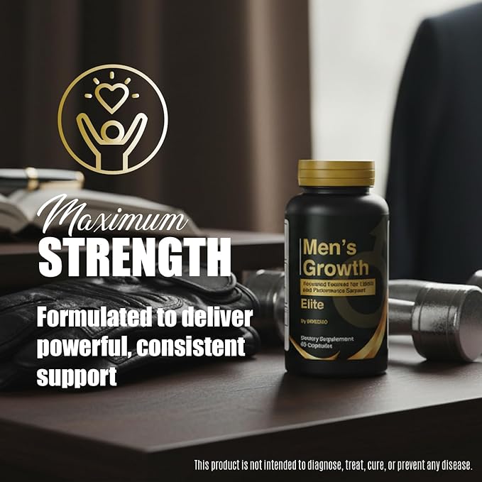 (2 Pack) Mens Growth Capsules, Official MensGrowth Supplement with Premium Ingredients for Maximum Strength & Overall Wellness, All Natural Advanced Formula Support Pills for Reviews (120 Capsules)