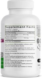 Bronson Milk Thistle Silymarin Marianum & Dandelion Extract Liver Health Support, Antioxidant Support, Detox, 90 Capsules