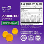 Probiotic Gummies - Advanced Multi-Strain Probiotic Formula - Gut & Digestive Health Support Gummy - Bacillus Coagulans 5 Billion CFU Per Serving, Daily Acidophilus Probiotics Supplement - 120 Gummies