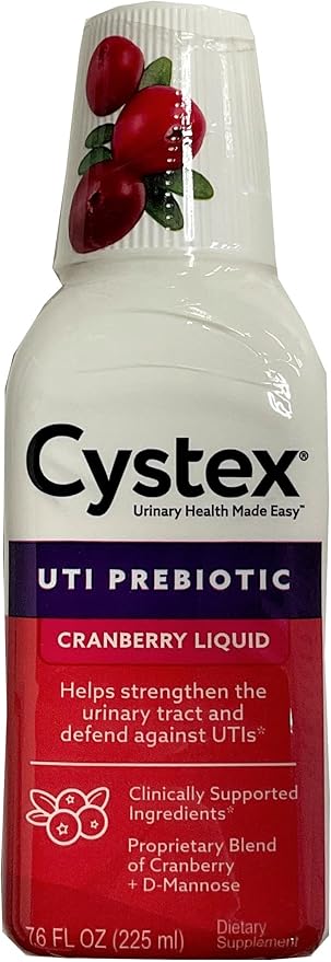 Cystex Urinary Health Maintenance Cranberry 7.6 oz ( Packs of 9)