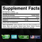 Vitabod Melatonin 20 mg - 240 Fast Dissolve Tablets - Drug Free - Natural Berry Flavor - Vegetarian, Non-GMO, Gluten Free 240 Count (Pack of 2)