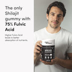 Man Matters 4000 mg Pure Shilajit Gummies | 75%+ Fulvic Acid & 85+ Trace Minerals | Sugar-Free, Vegan, Non-GMO | KSM-66 Ashwagandha | 3.5X Bioavailability | 60 Gummies, 30-Day Supply | Lab Tested