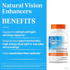 Doctor's BEST Natural Vision Enhancers contain Lutemax 2020, Supports Eye Health, Sharper Vision, Helps Filter Out Blue-Light, 60 Softgels