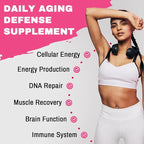 Liposomal NAD+ Supplement 1200mg High Absorption, Cellular Energy & Mitochondrial Support, NAD Plus for Longevity & Vitality, Anti-Aging Formula, 120 Softgels