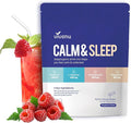 VivoNu Calm & Sleep Powdered Drink Mix Raspberry L Theanine Ksm-66 Ashwagandha Magnesium Glycinate Vitamin D 3 Supplements for Relaxation & Focus No Sugar Non GMO