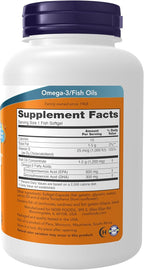 NOW Supplements, Ultra Omega 3-D™, Omega-3 Fish Oil + Vitamin D-3, Cardiovascular Support*, 90 Softgels