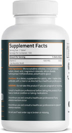 Bronson Vitamin C 500 MG Supports a Healthy Immune System & Antioxidant Protection, Non-GMO, 100 Vegetarian Tablets