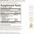 Solgar Collagen Hyaluronic Acid Complex - 30 Tablets, Pack of 2 - Non-GMO, Gluten Free, Dairy Free - 60 Total Servings