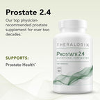 Theralogix Prostate 2.4 Nutritional Supplement - 90-Day Supply - Prostate Health for Men - Supports Healthy Prostate Tissue - Lycopene, Vitamin D3, Selenium & Vitamin E - NSF Certified - 180 Capsules