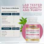 Nature's Lab Gold UrinaGuard - Premium Urinary Tract Support with D-Mannose, Cranberry Extract & Green Tea - 90 Vegetarian Capsules for Women's Bladder Health