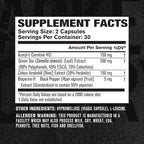 Jacked Factory Lean-XT Caffeine Free Fat Burner - Non Stim Weight Loss Supplement, Appetite Suppressant & Metabolism Booster | Acetyl L-Carnitine, Green Tea Extract, Forskolin - 60 Natural Diet Pills