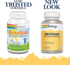 SOLARAY BriteSide - 90 Vegetarian Capsules - with St. Johns Wort, DL-Phenylalanine (DLPA), L-Dopa, GABA & Lithium