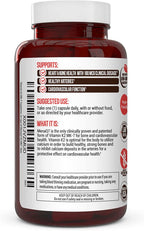 Vitamin k2 MK-7 Supplement 180mcg -Vitamin K2 Supports Bone & Heart Health for Cardiovascular Calcium Absorption from Arteries- 60 Easy to Swallow Vegetable caps of MenaQ7 K2 MK7