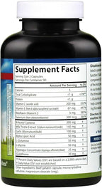 Carlson - Glutathione Booster, Alpha Lipoic Acid, Immune Support & Optimal Wellness, Antioxidant, 180 Capsules