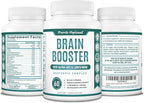 Purely Optimal Brain Booster Nootropic Supplement – Brain Support for Memory, Focus, Clarity, Jitter-Free Energy for Adults, Seniors– with Ginkgo Biloba, Alpha GPC, Lion’s Mane – 60 Capsules