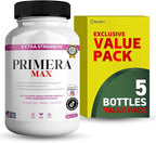 Primera Max Extra Strength Female Support, 60 Veggie Capsules, 1000mg D-Mannose with Cranberry, Hibiscus, Dandelion (5)