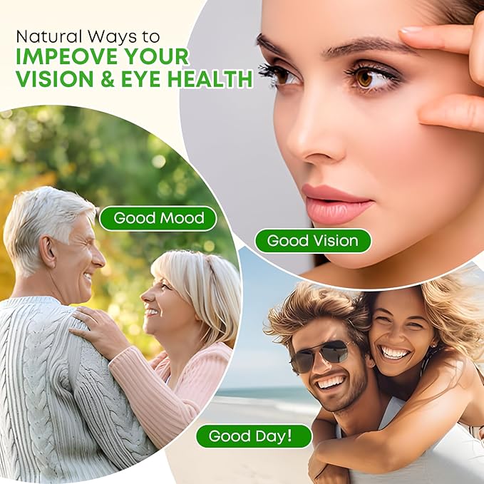 Lutein 20 mg with Zeaxanthin Gummies, Lutein and Zeaxanthin Supplements with Eye Vitamins C, E, Bilberry for Eye Health - 60Cts