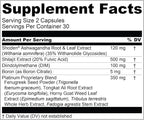 Essential Elements T-Hero Platinum Male Health Supplement for Mens Health - Muscle Growth Support & T-Health with Shoden Ashwagandha, Shilajit, DIM & More - Gym Supplements for Men - 120 Caps