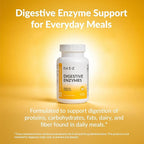 Eat E-Z Digestive Enzymes – Broad-Spectrum Enzyme Blend for Proteins, Carbohydrates, Fats, Dairy & Fiber – Supports Digestive Comfort & Occasional Bloating – 30 Capsules