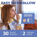 Vitalibre Probiotic for Women and Men, 50 Billion CFU, 25 Diverse Strains Plus Prebiotics, for Digestive Health & Immune Support, Delayed Release, No Refrigeration Needed, 60 Veggie Capsules