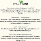 Mayan's Secret - Maca Root Powder Organic 16oz x 2 USDA Certified Parve Non-GMO Vegan Superfoods for Breakfast, Smoothies, Baking & Ice Cream (1 Pound (Pack of 2))