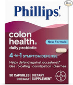Phillips' Colon Health Probiotic Capsules, 30 Count Bottle - Pack of 3