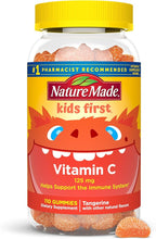Nature Made Kids First Vitamin C Gummies for Kids, Dietary Supplement for Immune Support, 110 Gummies, 110 Day Supply