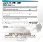 PMD Sports CG5 - Premium Creatine & L Glutamine Powder - Maximum Strength Power Recovery, Build Lean Muscle, Increase Workout Performance - Pre Workout & Post Workout - Blue Raspberry (30 Serv)