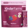 Kinderlyte Advanced Electrolyte Powder for Kids and Adults - Drink Mix Hydration Packets (Wild Berry, 16 Count), with PreMax Prebiotics, No Artificial Sweeteners or Flavors, No Synthetic Dyes