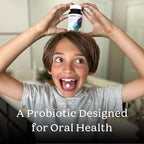 SuperTeeth Oral Probiotics for Mouth Bad Breath & Cavities, Oral Defense Dental Probiotic to Support Healthy Teeth & Gums, Lactobacillus Reuteri Chewable for Kids & Adults, 30 Mint Tablets
