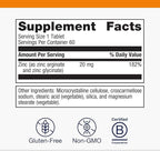 Metagenics Zinc A.G. - Highly Absorbable Zinc with Arginine & Glycine Chelates - Supports Immune Function, Bone Health, Skin & Energy Metabolism - Non-GMO & Gluten-Free - 60 Tablets