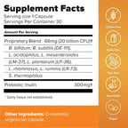 BiotiQuest Antibiotic Antidote Probiotics to Rebalance Body After Taking Antibiotics, 20 Billion CFU, Non-GMO, and Gluten Free, 30 Capsules