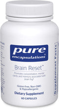 Pure Encapsulations Brain Reset | Supports Concentration, Clarity, and Memory Associated with Brain Fog | 60 Capsules*