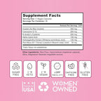 Fertility Support for Women | Conception for Her, Coenzyme Q10, Ashwagandha, Myo-Inositol & More| Support Cycle Regularity & Ovulation| Vegan, Non-GMO, USA Made-60 Capsules