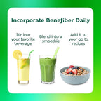 Benefiber Prebiotic GLP-1 Friendly Fiber + Supergreens Dietary Supplement Powder, Watermelon Lemonade Flavor, 8.8 oz (250g)