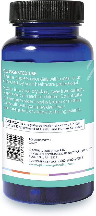 nūmaqula Eye Vitamins - 90 Capsules, 30-Day Supply - AREDS2-Based Eye Supplements with Lutein, Zeaxanthin, Vitamin B Complex & Vitamin E for Advanced Macular Support