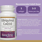Bioclinic Naturals Ubiquinol Softgels, 60 Count