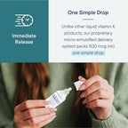 Biotics Research Bio K Mulsion™ & Equi-Fem™ – Liquid Vitamin K1 for Bone, Heart & Blood Clotting Support + Women’s Multivitamin for Hormonal Balance, PMS Relief & Digestive Health - 1fl oz + 126 tabs