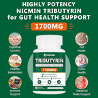 Tributyrin Supplement - Premium Butyrate Gut Health Supplement for Leaky Gut 180 Capsules
