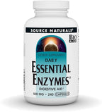 Source Naturals Essential Enzymes Digestive Aid* - 500mg - 240 Capsules