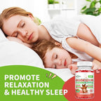 Magnesium Gummies for Kids - Magnesium Glycinate Gummies Complex with L-Theanine, Vitamin B6, D3 for Kids & Adults Calm, Sleep, Relaxation, Brain, Bones,Sugar Free Raspberry 60ct