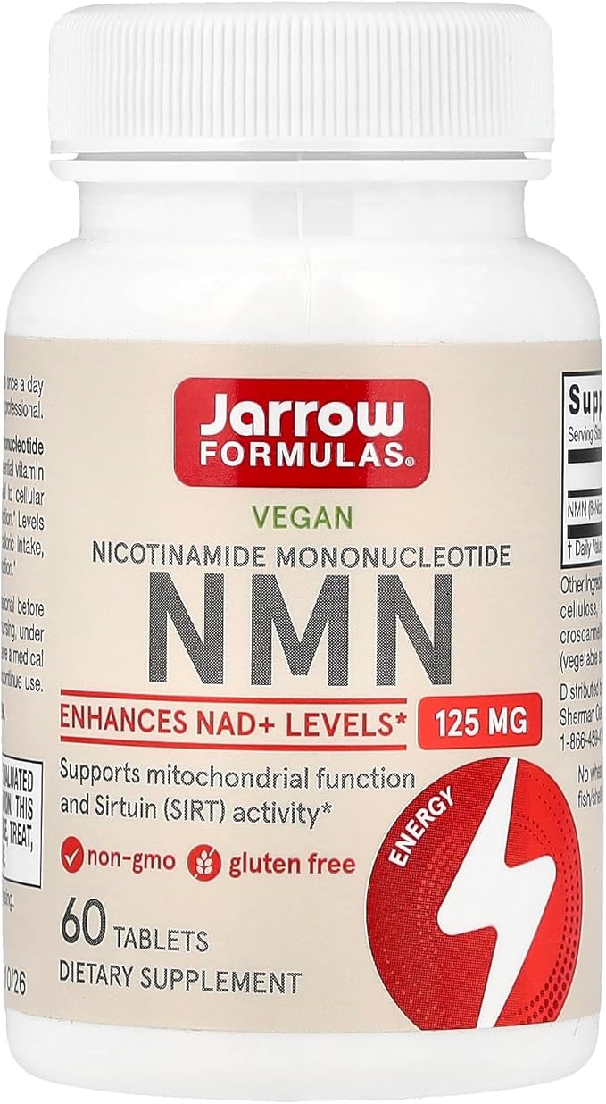 Jarrow Formulas Vegan NMN, 125 mg, 60 Tablets